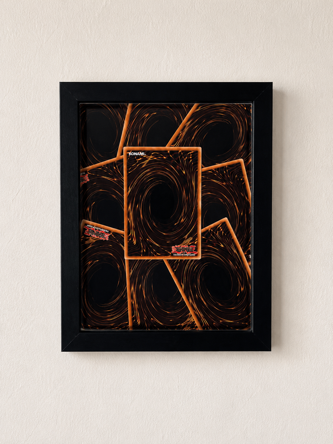 Selbstgemachter Bilderrahmen / Kartenständer YU-GI-OH Hintergrund 13 cm x 18 cm