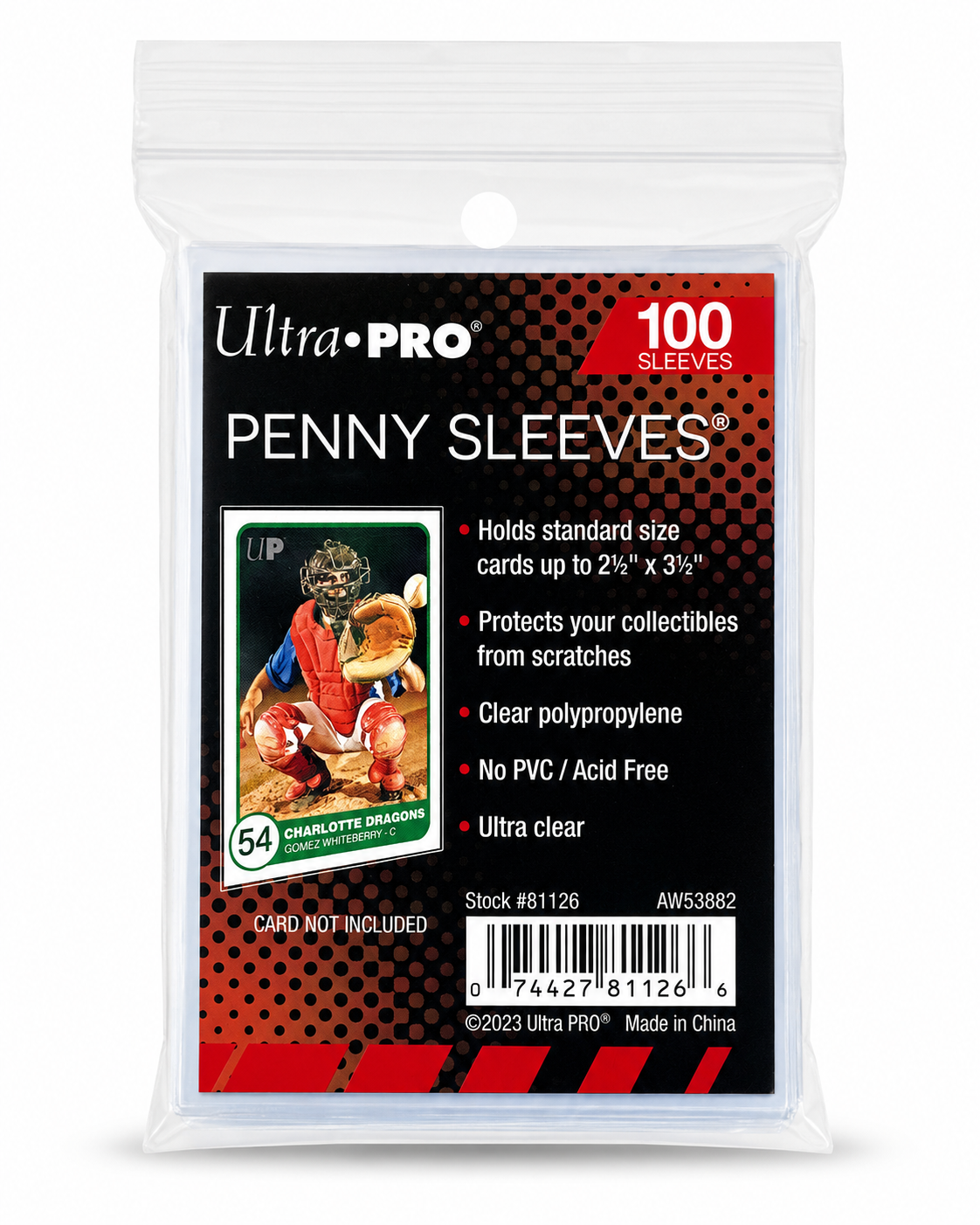 Ultra Pro Card Sleeves 100x - Penny Sleeves Soft Sleeves